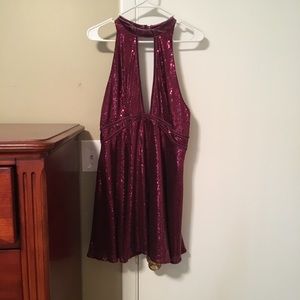 Free People Noir Sequin Dress